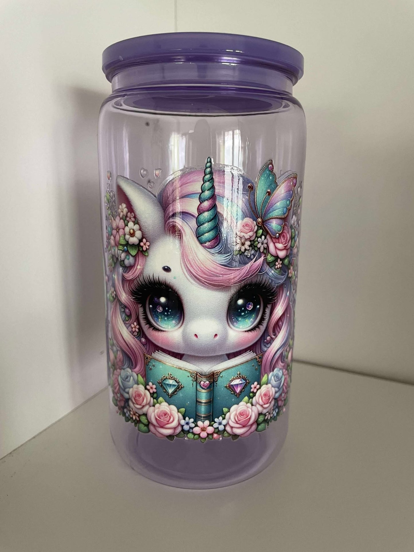 Verre plastique personnalisé prêt à partir