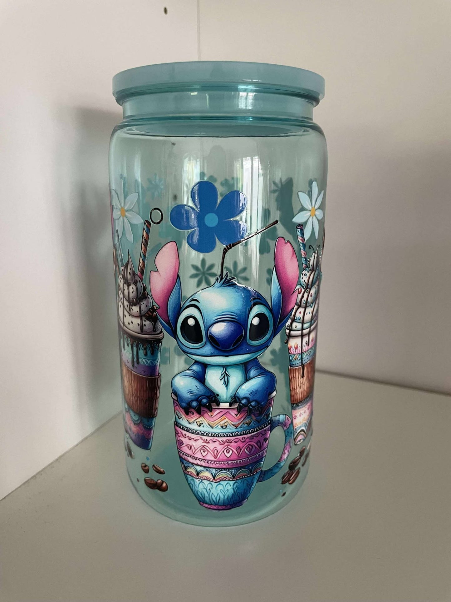 Verre plastique personnalisé prêt à partir